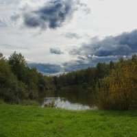 Пейзаж на пруду