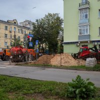 Ремонтные работы в городе