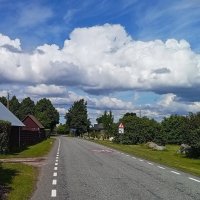 Лето  с облаками ..