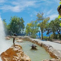 Вид от водопада