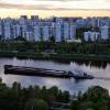 Тихо плывёт баржа на закате дня,,,, :: Анатолий Колосов