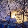 Апрель...Морозный закат и дым из котельной! :: Владимир 