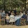Лев Николаевич Толстой с семьей в Ясной Поляне.1892г :: ujgcvbif 