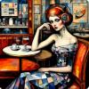 в кафе. :: Mila 