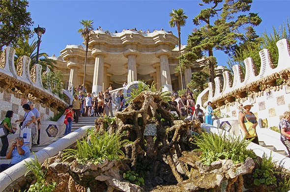 Барселона, Парк Гуэль-пряничные домики! - №9 Барселона, Парк Гуэль-пряничные домики! - №9