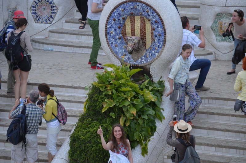 Барселона, Парк Гуэль-пряничные домики! - №17 Барселона, Парк Гуэль-пряничные домики! - №17