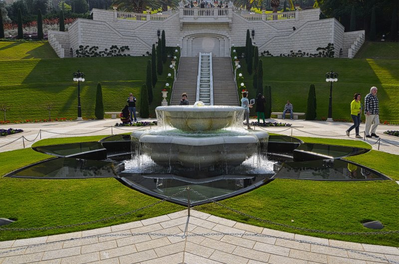 Израиль Хайфа 2014г Всемирный Центр Бахаи Фрагмент  Камера: NIKON D5100