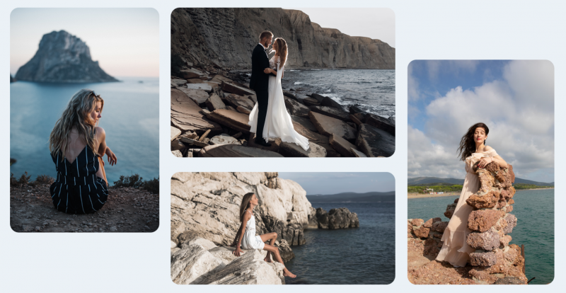 Красивые позы и идеи для фото на море - №8 Красивые позы и идеи для фото на море - №8