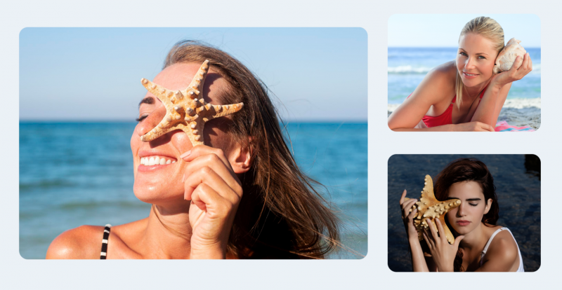 Красивые позы и идеи для фото на море - №12 Красивые позы и идеи для фото на море - №12