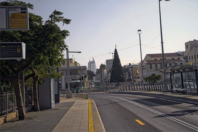 Израиль Хайфа предновогодняя  2025г